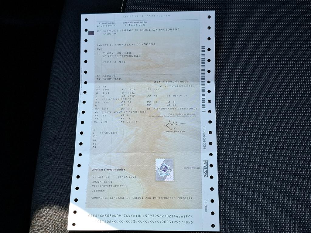 Citroen C3 SOCIETE BLUEHDI 100 S&S BVM6 FEEL NAV 2023