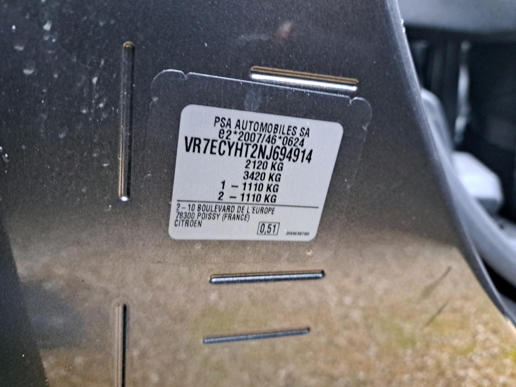 Citroen Berlingo Taille M BlueHDi 100 S&S BVM6 Feel 2022