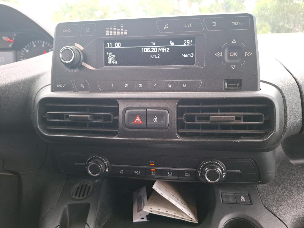 Peugeot PARTNER FOURGON STANDARD 650 KG BLUEHDI 100 S&S BVM5 PREMIUM 2021