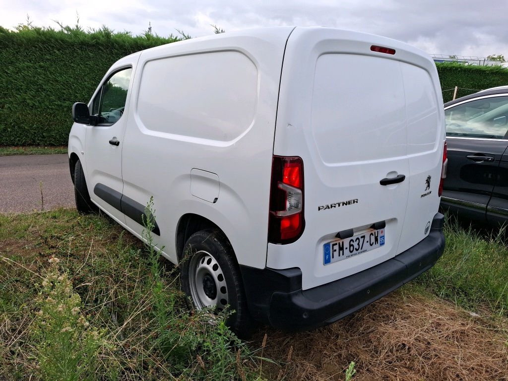 Peugeot PARTNER FOURGON STANDARD 1000 KG BLUEHDI 100 BVM5 GRIP 2019