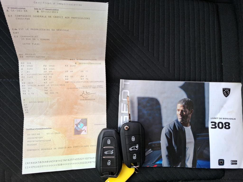 Peugeot 308 BlueHDi 130ch S&S EAT8 Active Pack 2022