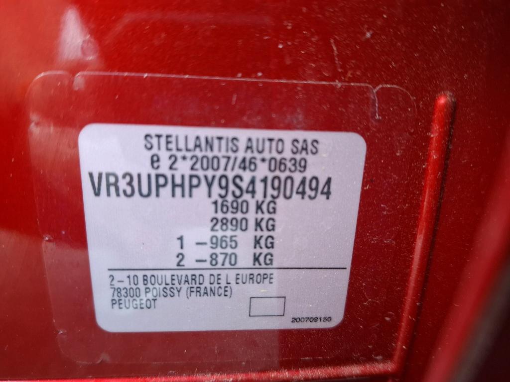 Peugeot 208 Hybrid 145 ch e-DCS6 GT 2025