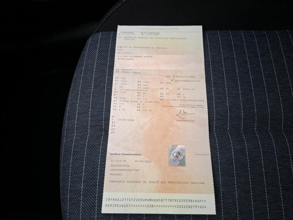 Peugeot 208 PURETECH 75 S&S BVM5 PREMIUM 2022