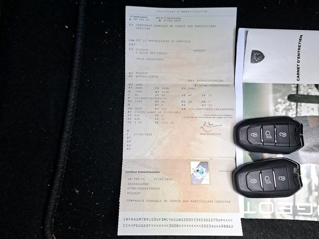 Peugeot 3008 BlueHDi 130ch S&S EAT8 Allure Pack 2023