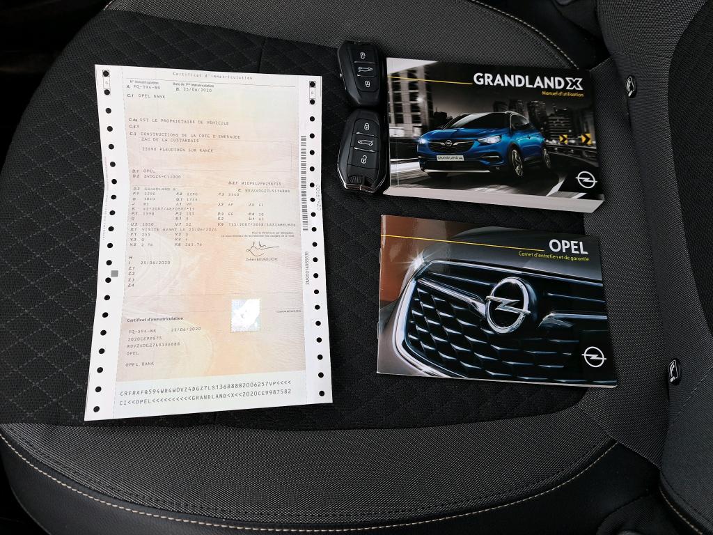 Opel Grandland X Hybrid 225 ch BVA8 Elite 2020