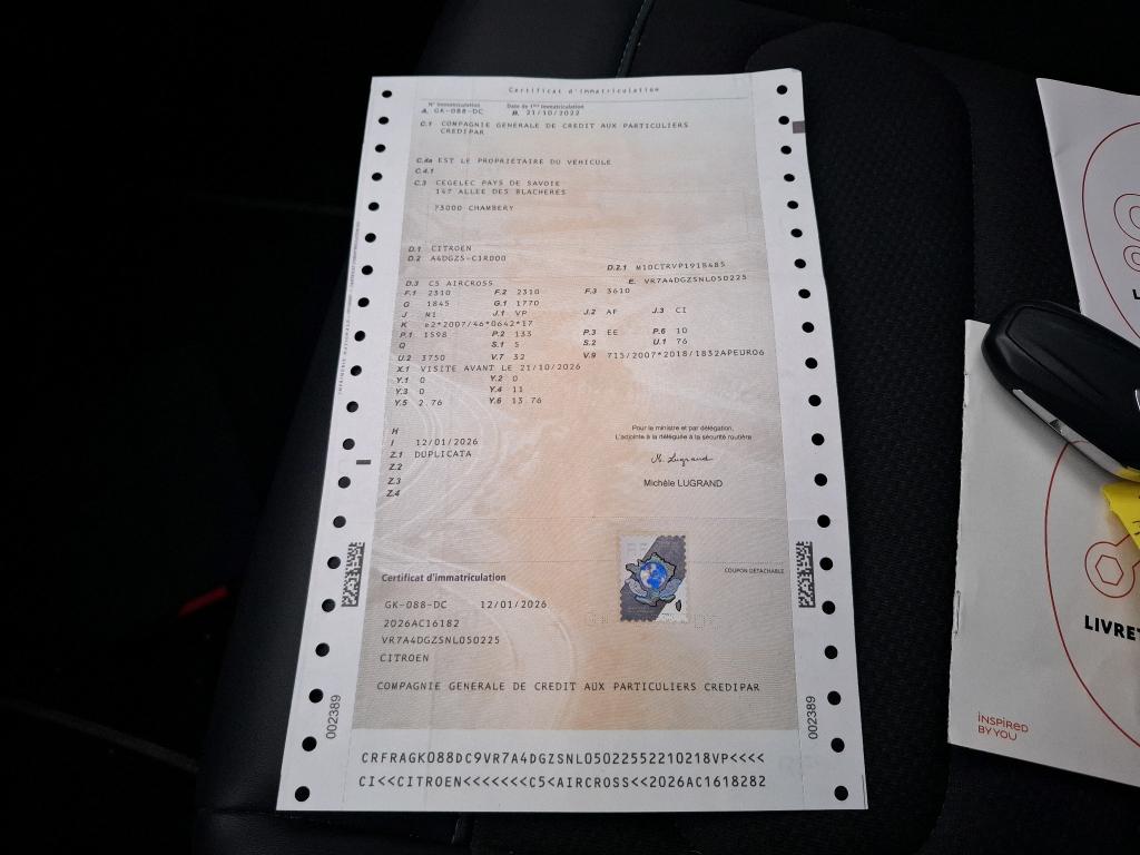 Citroen C5 Aircross Hybride Rechargeable 225 e-EAT8 C-Series 2022