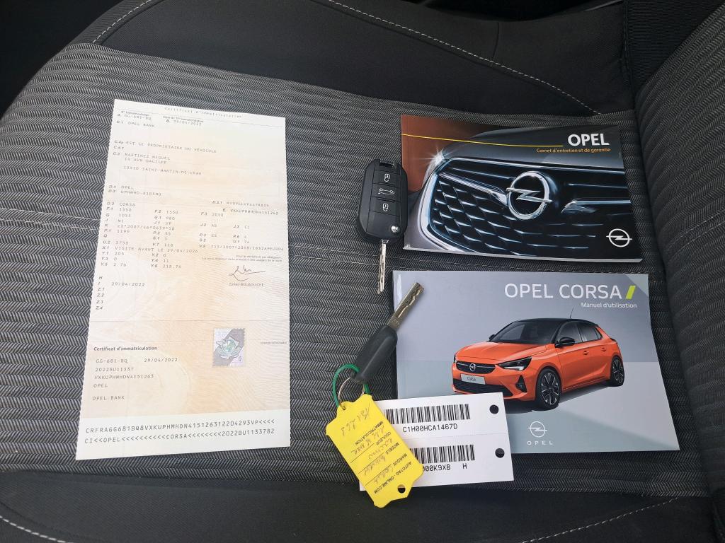 Opel Corsa 1.2 75 ch BVM5 Elegance Business 2022