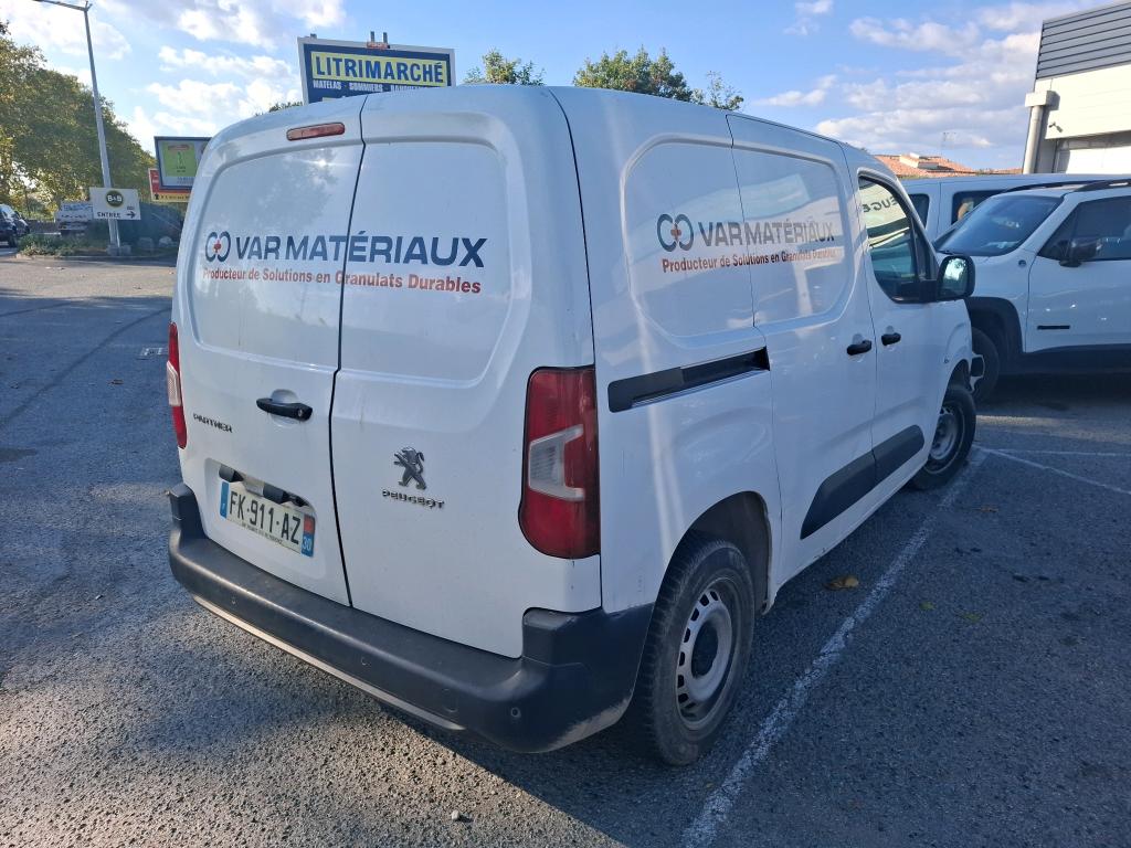 Peugeot PARTNER FOURGON STANDARD 650 KG BLUEHDI 100 BVM5 PREMIUM 2019