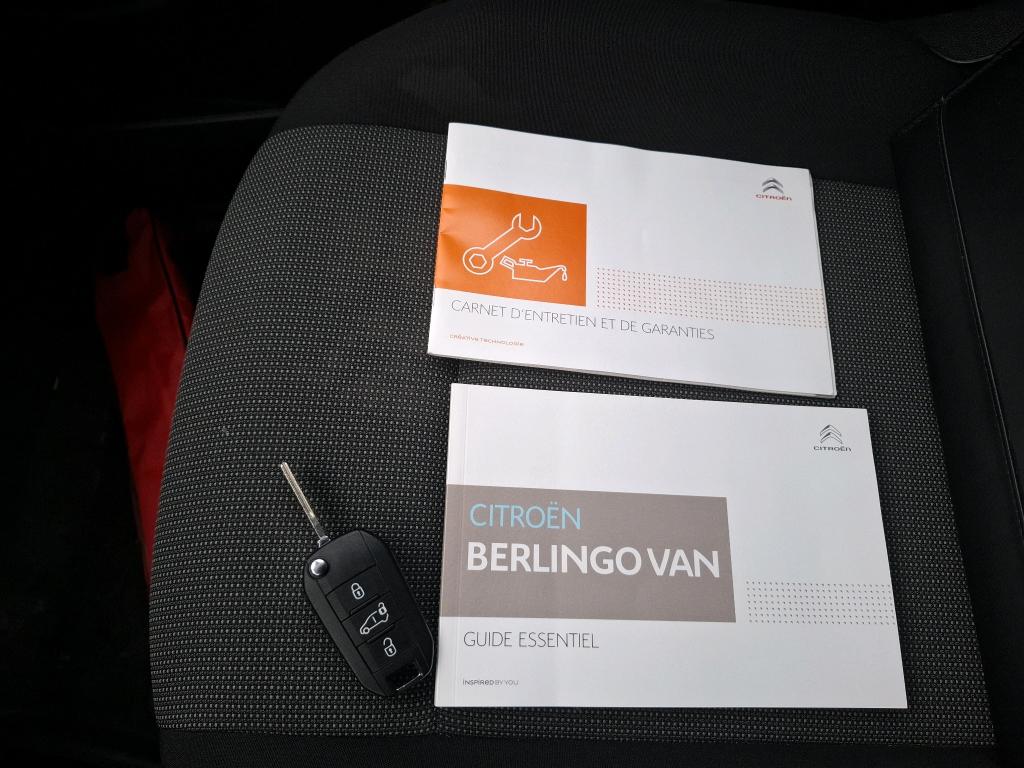 Citroen BERLINGO VAN M 650 BLUEHDI 100 S&S CLUB 2019