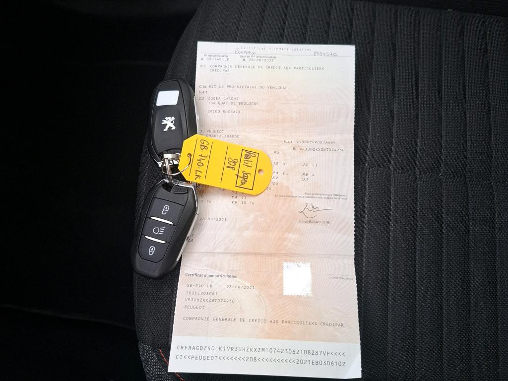 Peugeot 208 Electrique 50 kWh 136ch Active Business 2021