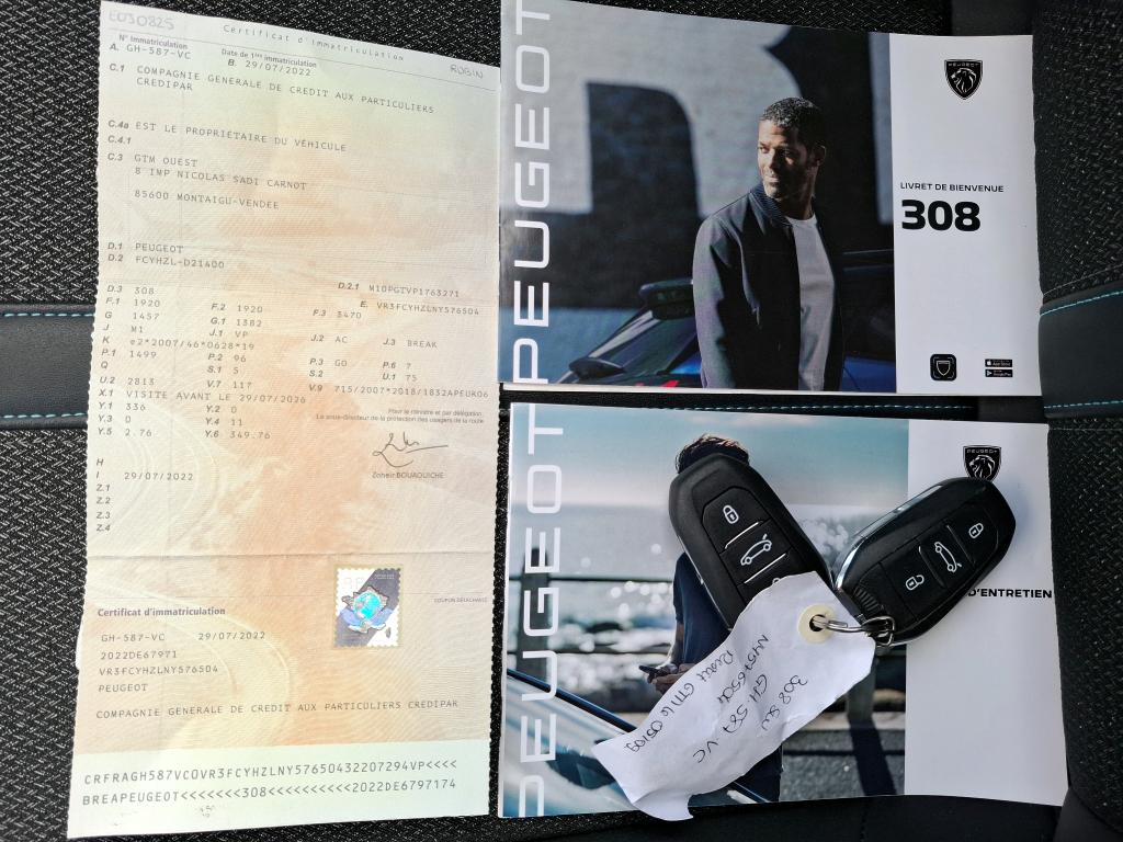 Peugeot 308 SW BlueHDi 130ch S&S BVM6 Allure 2022