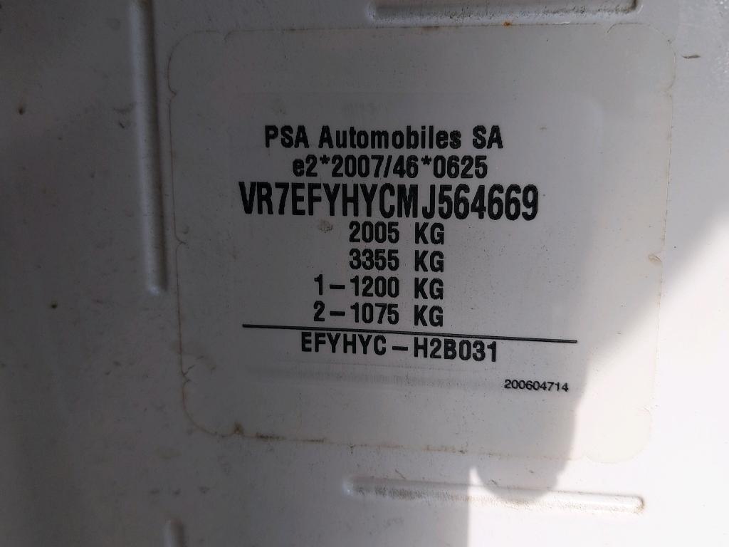 Citroen BERLINGO VAN M 650 BLUEHDI 100 S&S BVM5 CLUB 2021