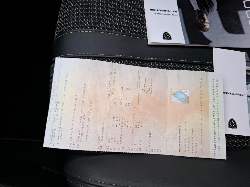 Peugeot 208 Electrique 50 kWh 136ch GT 2022