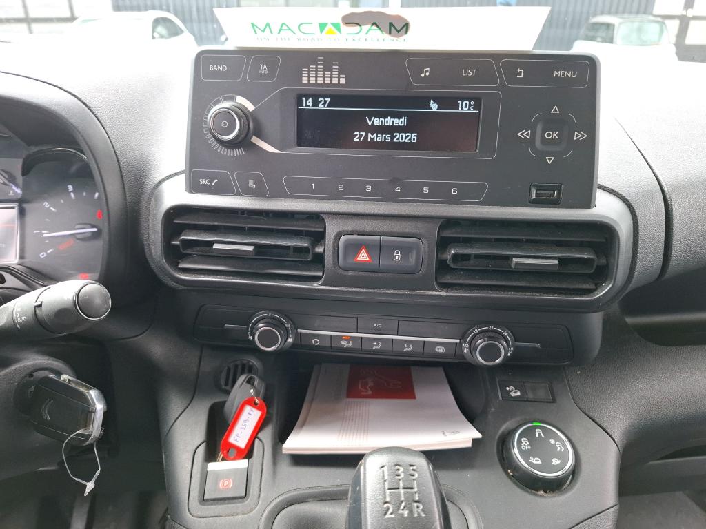 Citroen BERLINGO VAN M 650 BLUEHDI 100 S&S BVM5 CLUB 2020