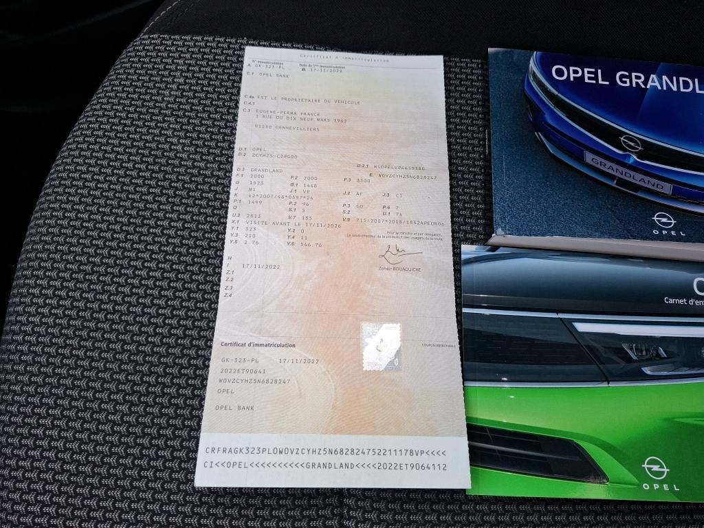 Opel Grandland 1.5 Diesel 130 ch BVA8 GS Line 2022