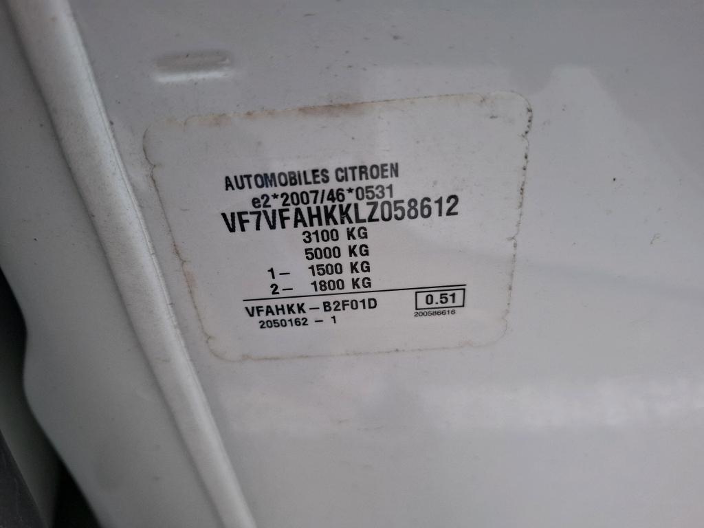 Citroen JUMPY FGN M BLUEHDI 120 S&S BVM6 CLUB 340 NM 2020