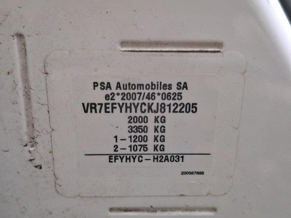 Citroen BERLINGO VAN M 650 BLUEHDI 100 S&S BVM5 CLUB 2019