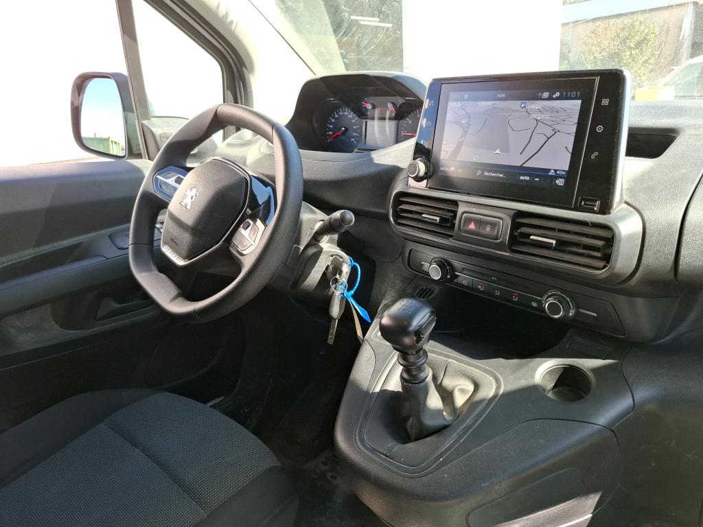 Peugeot PARTNER FOURGON STANDARD 650 KG BLUEHDI 100 S&S BVM6 ASPHALT 2022