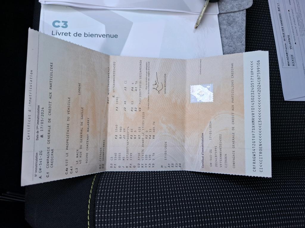 Citroen C3 PureTech 83 ch BVM5 You 2024
