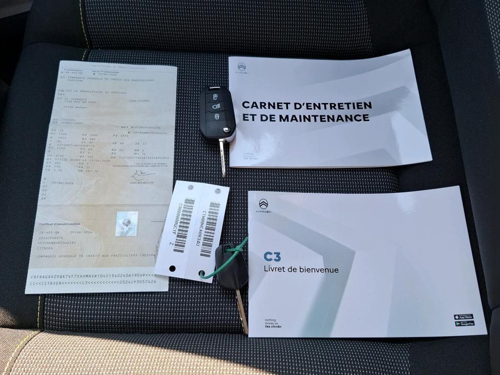 Citroen C3 PureTech 83 ch BVM5 You 2024
