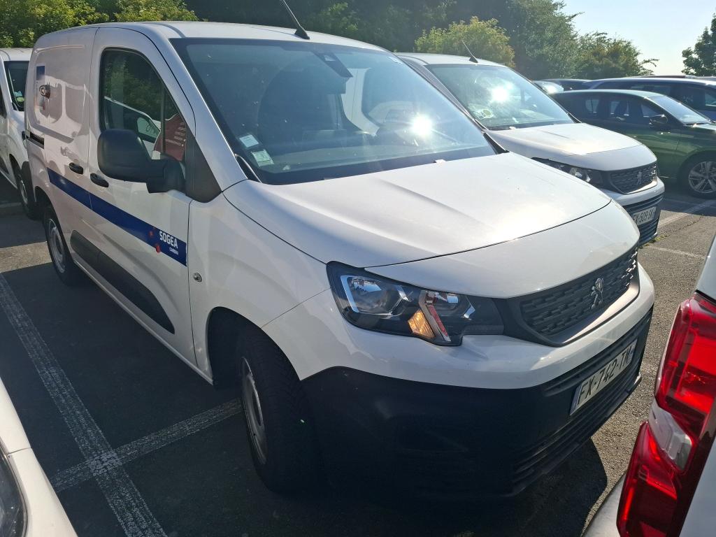 Peugeot PARTNER FOURGON STANDARD 650 KG BLUEHDI 100 S&S BVM5 ASPHALT 2021