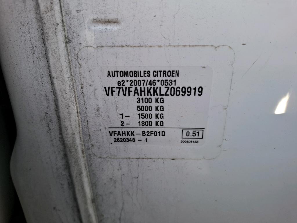 Citroen JUMPY FGN M BLUEHDI 120 S&S BVM6 DRIVER 340 NM 2020