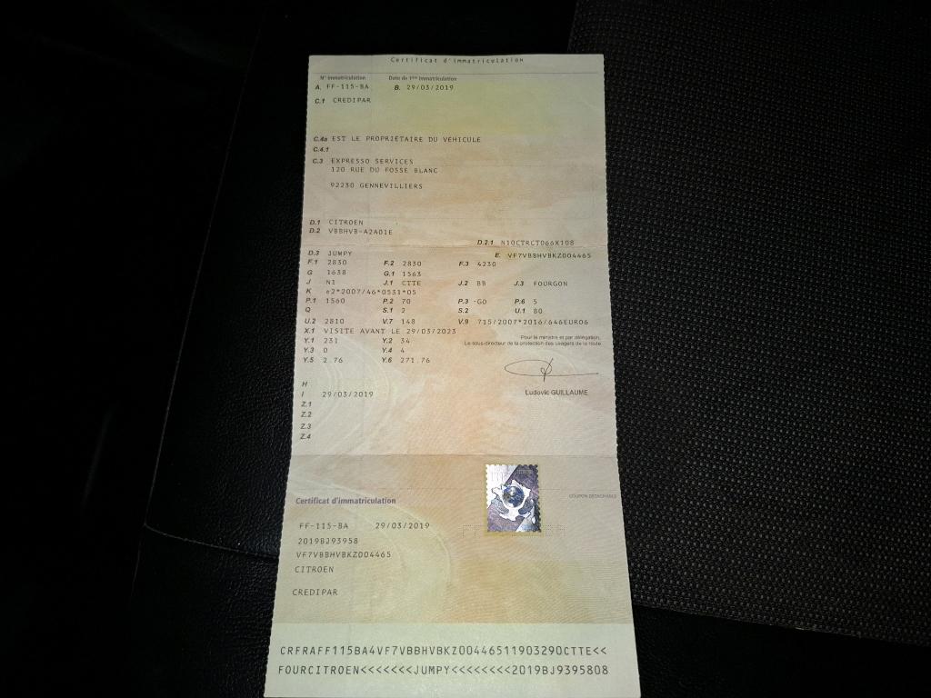 Citroen JUMPY FGN XL BLUEHDI 95 BVM5 BUSINESS 2019