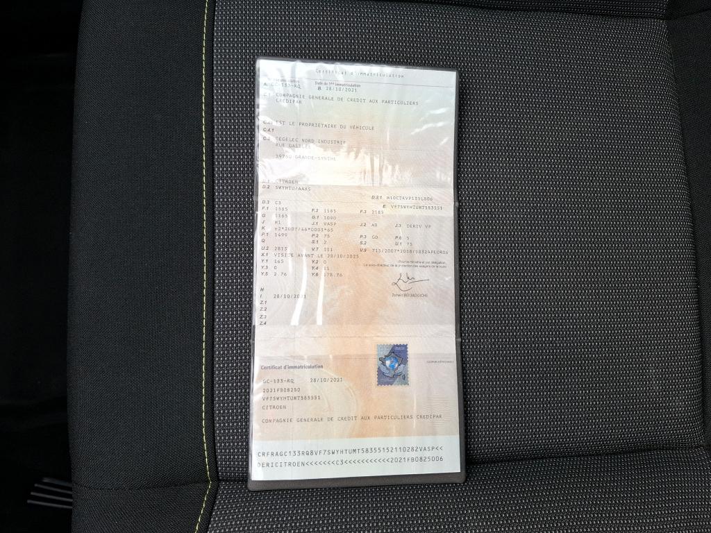 Citroen C3 SOCIETE BLUEHDI 100 S&S BVM6 FEEL NAV 2021