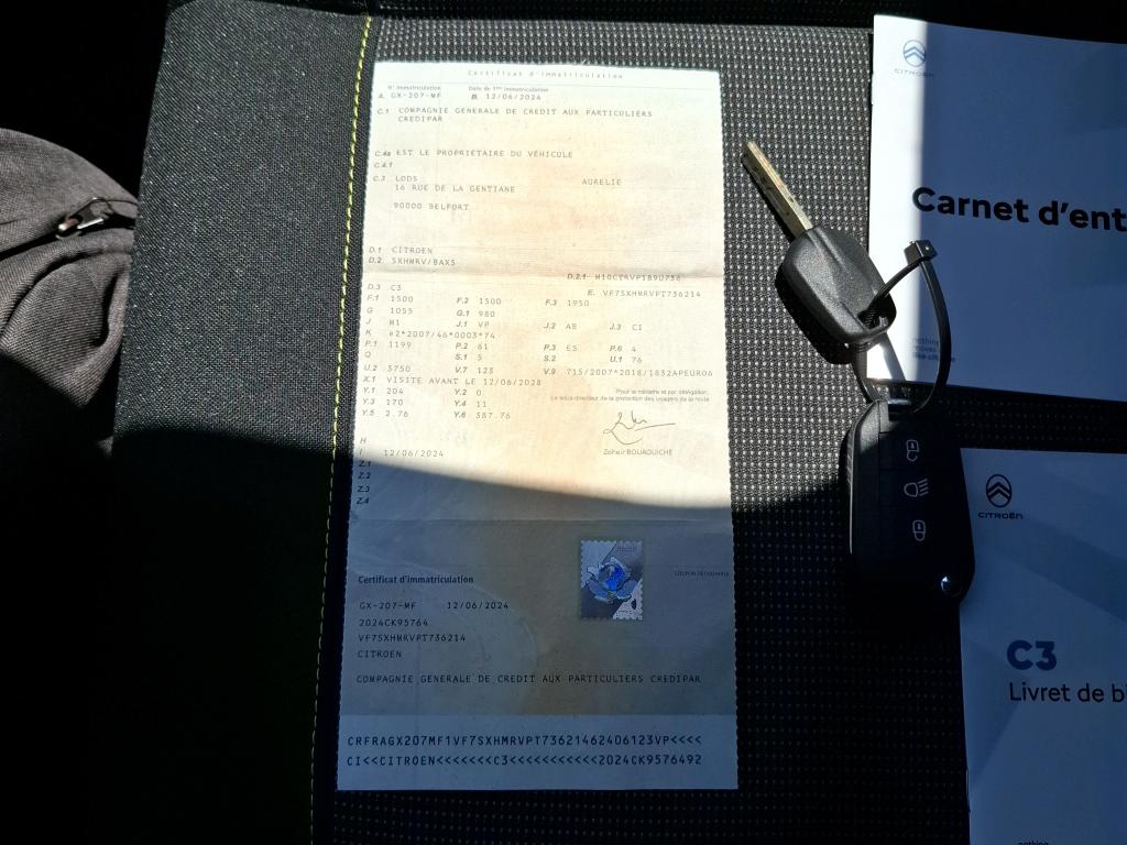 Citroen C3 PureTech 83 ch BVM5 You 2024