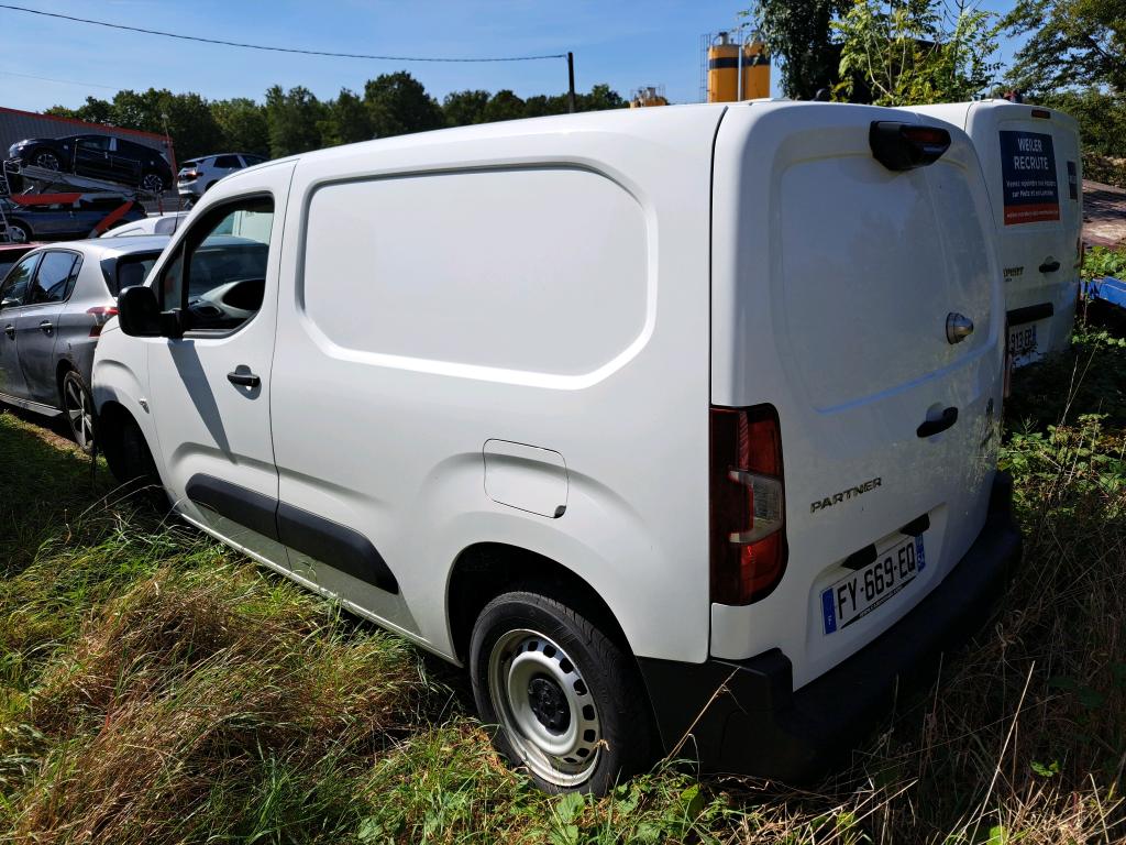 Peugeot PARTNER FOURGON STANDARD 650 KG BLUEHDI 100 S&S BVM5 ASPHALT 2021