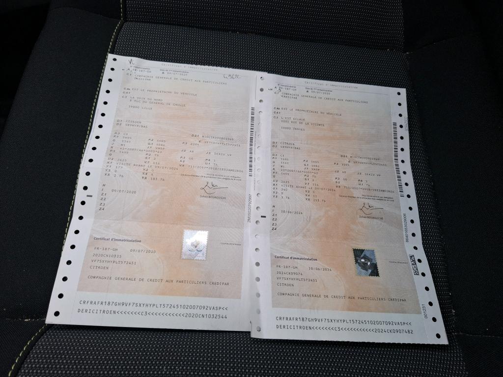 Citroen C3 SOCIETE BLUEHDI 100 S&S BVM FEEL BUSINESS R 2020