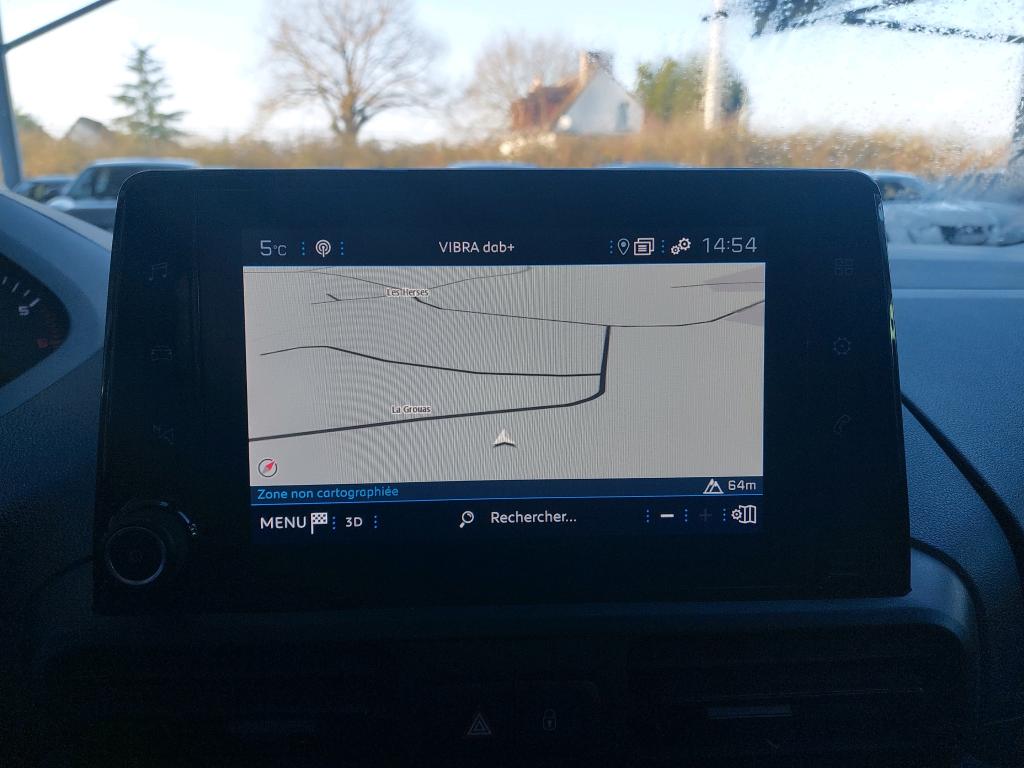 Peugeot PARTNER FOURGON STANDARD 650 KG BLUEHDI 100 S&S BVM5 ASPHALT 2020