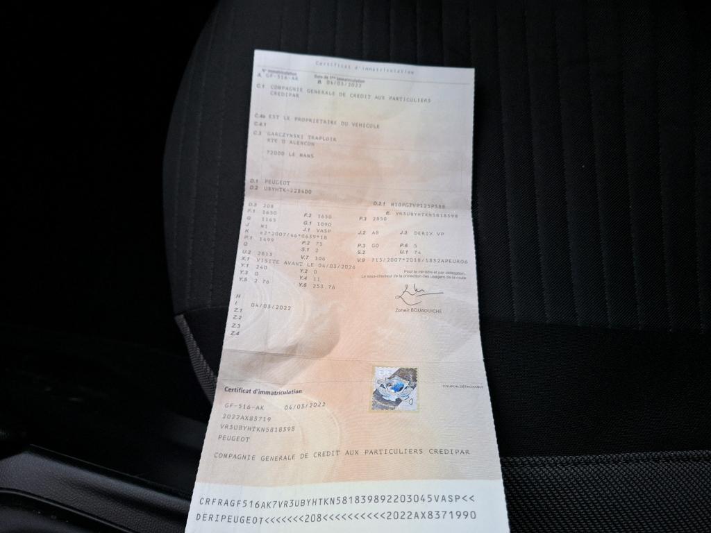 Peugeot 208 BLUEHDI 100 S&S BVM6 PREMIUM 2022