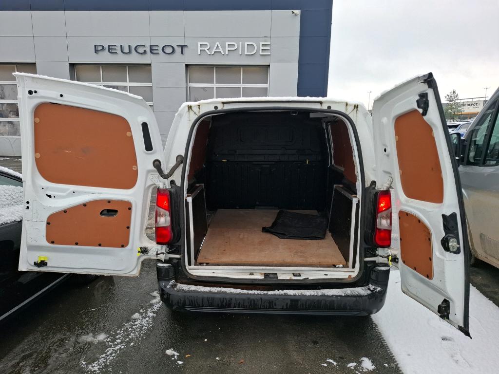 Peugeot PARTNER FOURGON STANDARD 650 KG BLUEHDI 100 S&S BVM5 ASPHALT 2021