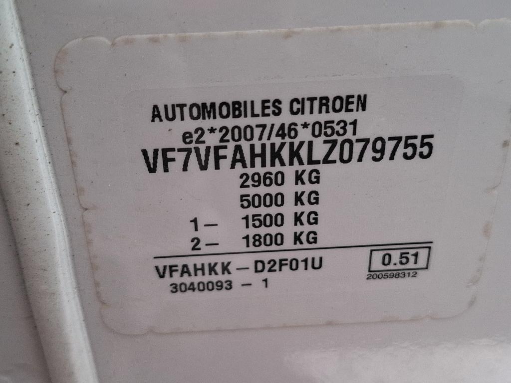 Citroen JUMPY CAB APPROFONDIE XL BLUEHDI 120 BVM6 DRIVER 340 NM 2020