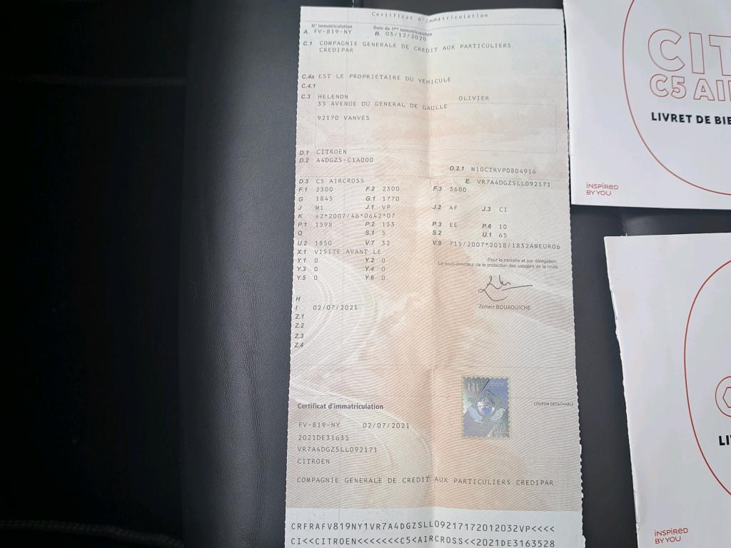 Citroen C5 Aircross Hybride Rechargeable 225 S&S e-EAT8 Shine Pack 2020