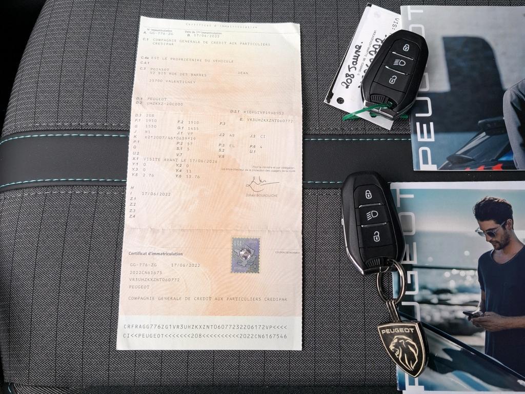 Peugeot 208 Electrique 50 kWh 136ch Allure Pack 2022