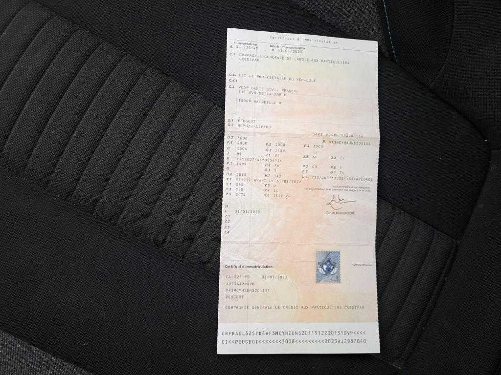 Peugeot 3008 BlueHDi 130ch S&S EAT8 Active Pack 2023