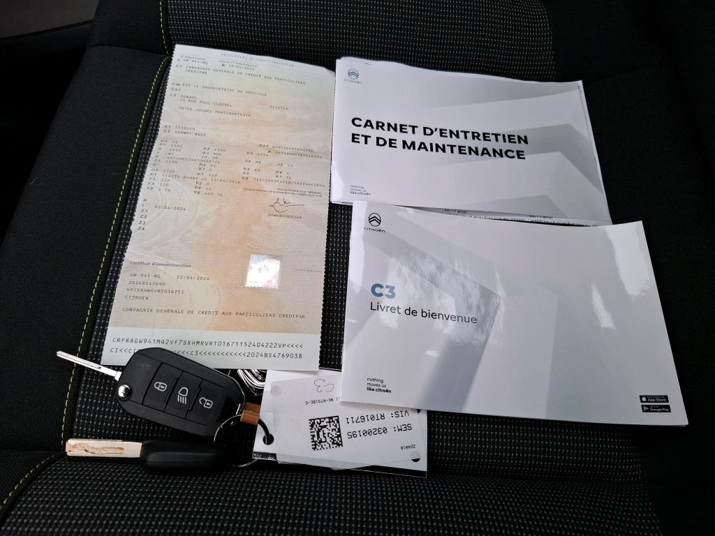 Citroen C3 PureTech 83 ch BVM5 You 2024