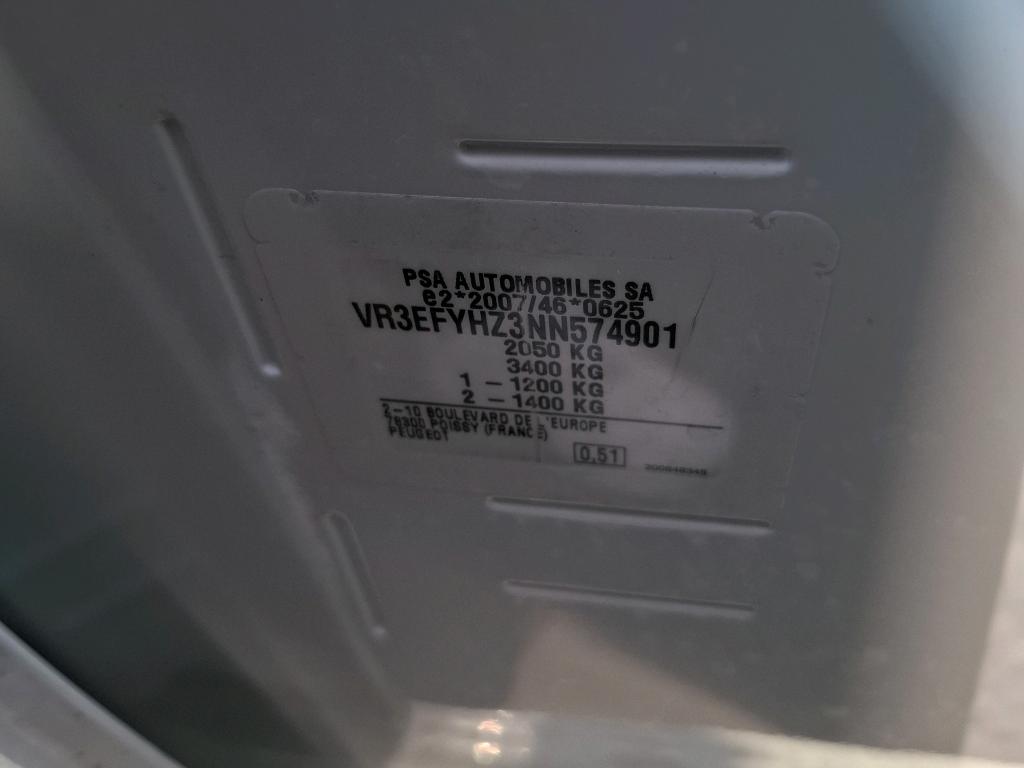 Peugeot PARTNER FOURGON M 650 KG BLUEHDI 130 S&S EAT8  2023