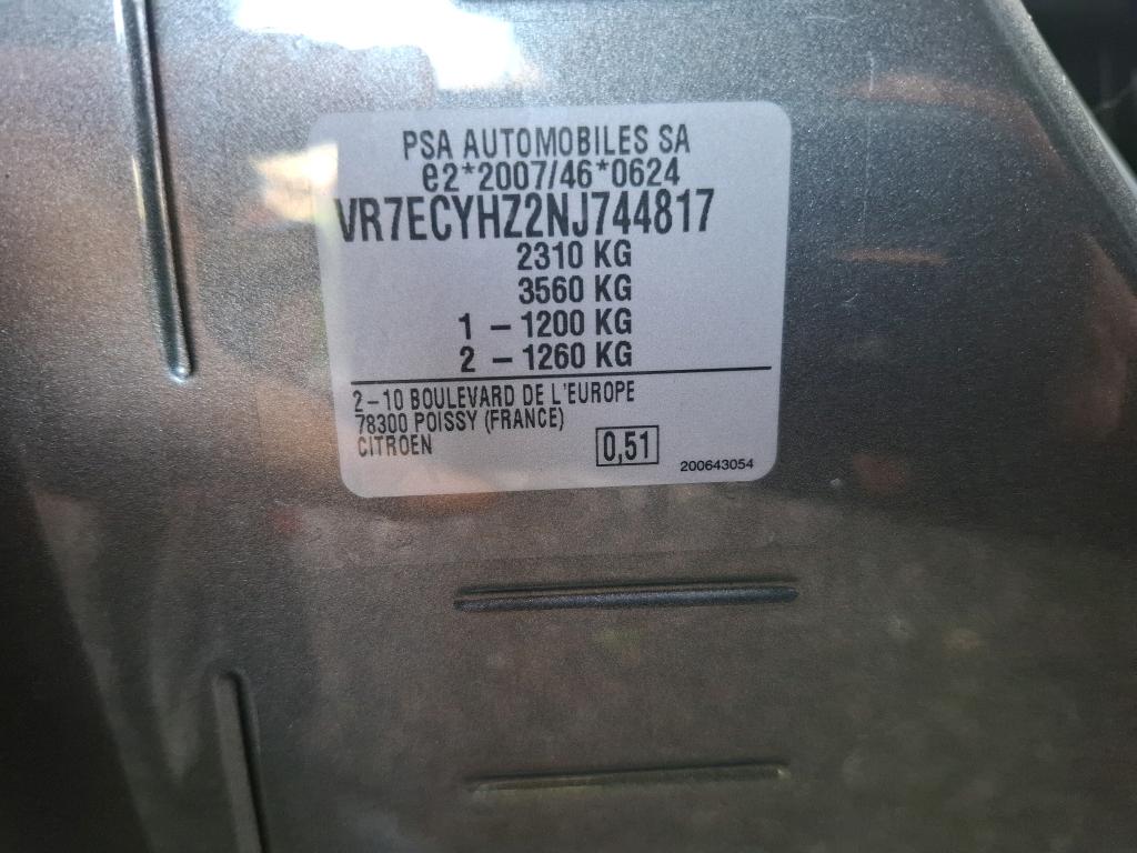 Citroen Berlingo Taille XL 7pl BlueHDi 130 S&S BVM6 Feel Pack 2022