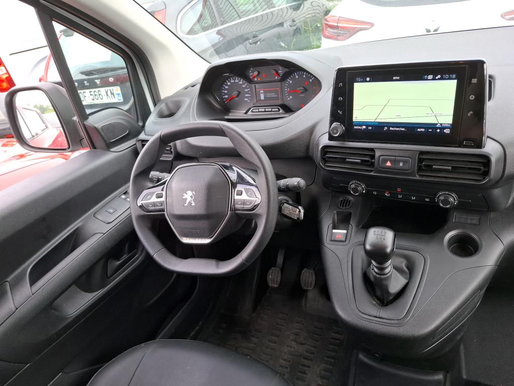 Peugeot PARTNER FOURGON STANDARD 650 KG BLUEHDI 100 S&S BVM6 ASPHALT 2021