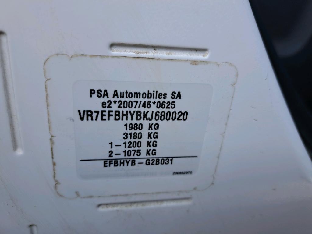 Citroen BERLINGO VAN M 650 BLUEHDI 100 S&S CLUB 2019