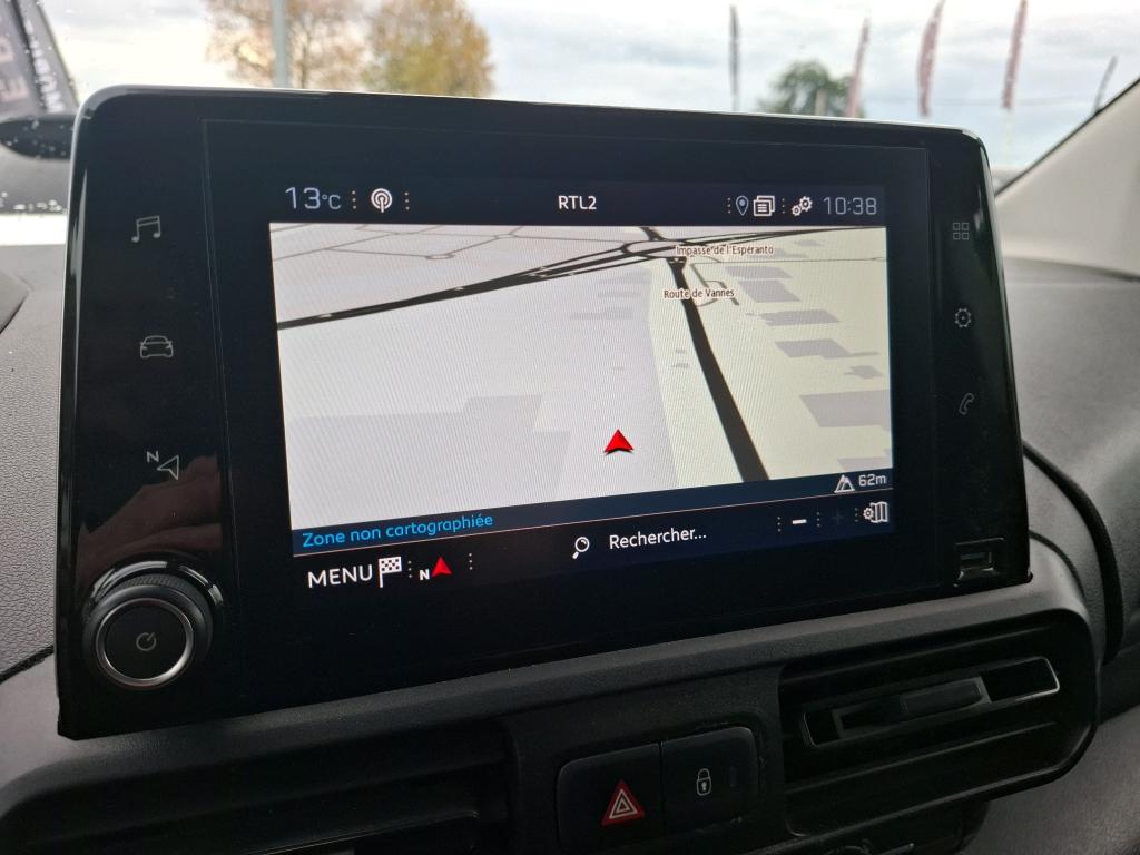 Peugeot PARTNER FOURGON STANDARD 650 KG BLUEHDI 100 BVM5 ASPHALT 2019