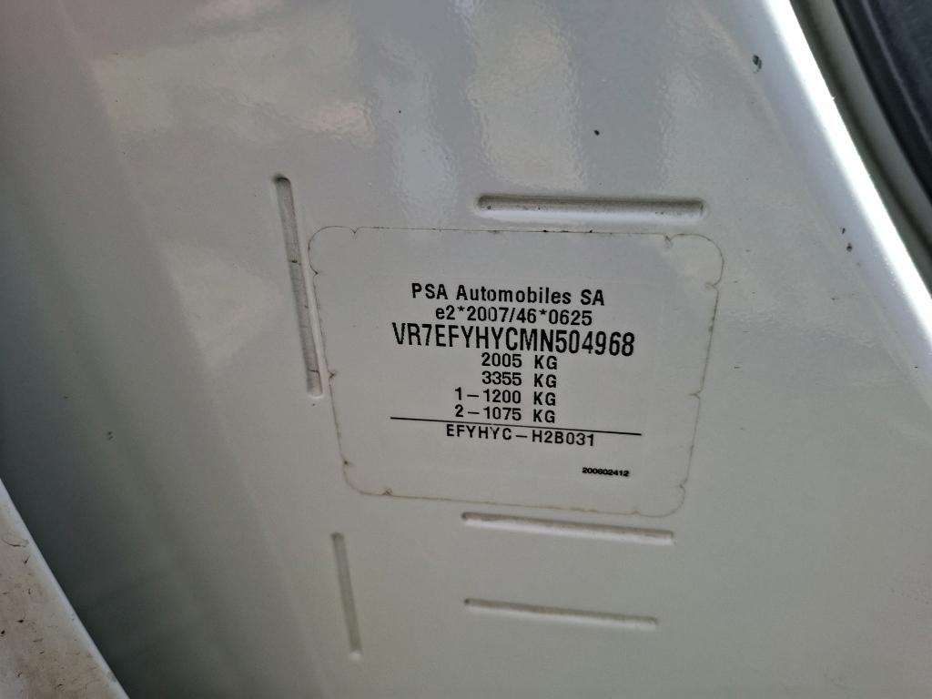 Citroen BERLINGO VAN M 650 BLUEHDI 100 S&S BVM5 CLUB 2021