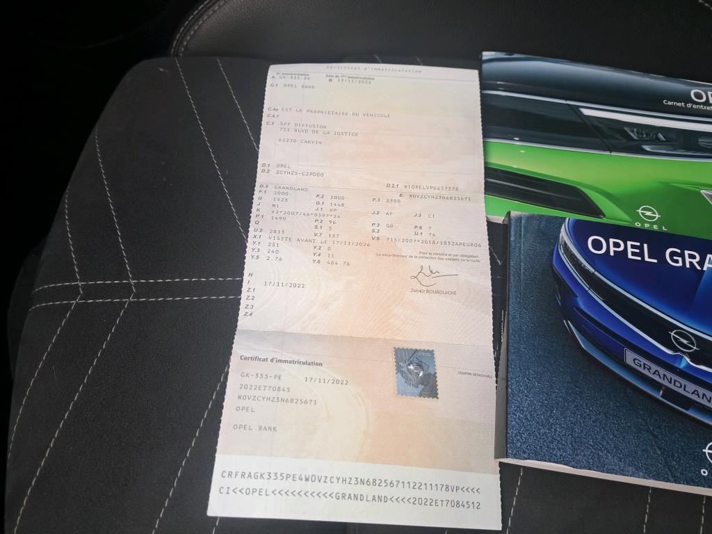 Opel Grandland 1.5 Diesel 130 ch BVA8 Ultimate 2022