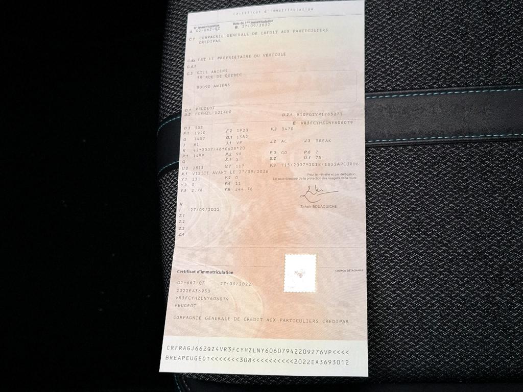 Peugeot 308 SW BlueHDi 130ch S&S BVM6 Allure 2022