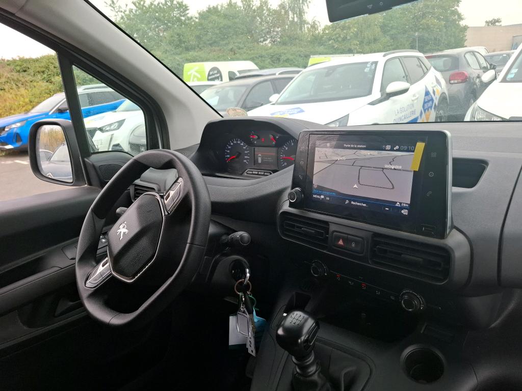 Peugeot PARTNER FOURGON STANDARD 650 KG BLUEHDI 100 S&S BVM6 ASPHALT 2022