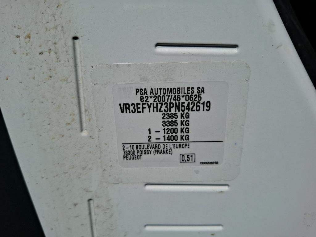 Peugeot PARTNER FOURGON M 950 KG BLUEHDI 130 S&S EAT8 2023