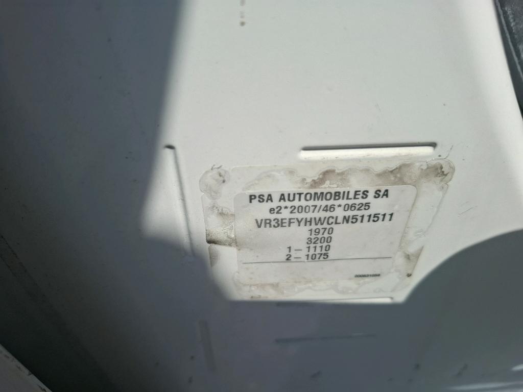 Peugeot PARTNER FOURGON STANDARD 650 KG BLUEHDI 75 BVM5 PREMIUM 2020